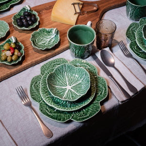 Bordallo Pinheiro Cabbage 5 Piece Dinnerware Set