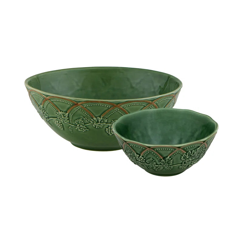 Bordallo Pinheiro Woods Salad Serving Set