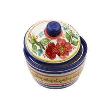 Load image into Gallery viewer, Hand-painted Portuguese Pottery Clay Terracotta Decorative Dish with Lid
