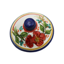 Load image into Gallery viewer, Hand-painted Portuguese Pottery Clay Terracotta Decorative Dish with Lid
