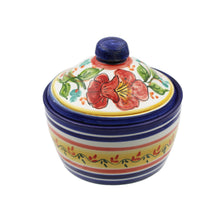 Load image into Gallery viewer, Hand-painted Portuguese Pottery Clay Terracotta Decorative Dish with Lid
