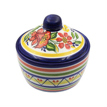 Load image into Gallery viewer, Hand-painted Portuguese Pottery Clay Terracotta Decorative Dish with Lid
