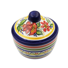 Load image into Gallery viewer, Hand-painted Portuguese Pottery Clay Terracotta Decorative Dish with Lid
