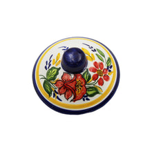 Load image into Gallery viewer, Hand-painted Portuguese Pottery Clay Terracotta Decorative Dish with Lid
