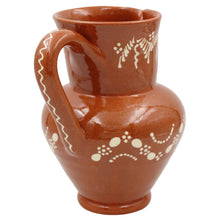 Load image into Gallery viewer, Traditional Portuguese Clay Terracotta Hand-Painted Sangria Pitcher
