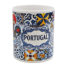 Load image into Gallery viewer, Traditional Portugal Icons Blue Ceramic Mug with Gift Box
