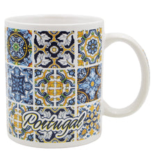 Load image into Gallery viewer, Traditional Portuguese Tile Azulejo Ceramic 12 oz. Coffee Mug
