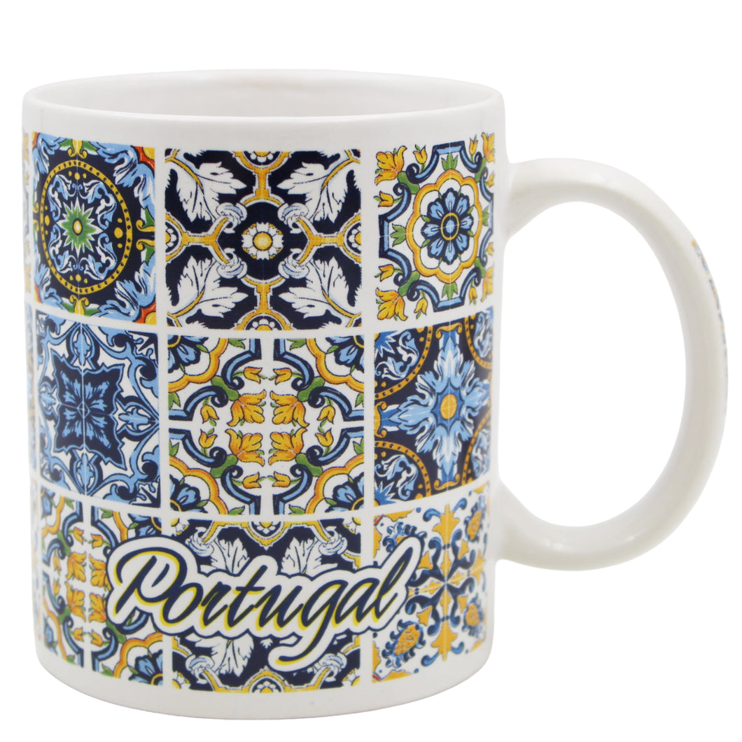 Traditional Portuguese Tile Azulejo Ceramic 12 oz. Coffee Mug