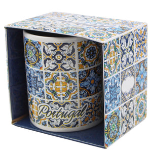 Traditional Portuguese Tile Azulejo Ceramic 12 oz. Coffee Mug