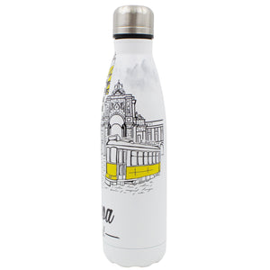 Lisboa Landmarks Stainless Steel Insulated Water Bottle