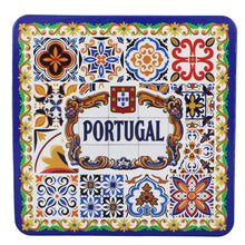 Load image into Gallery viewer, Portuguese Themed Coaster Set - 6 Piece Collection with Tile Azulejo, Rooster &amp; Sardine Design
