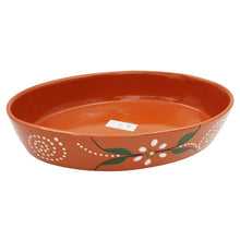 Load image into Gallery viewer, João Vale Hand Painted Traditional Clay Terracotta Oval Roaster
