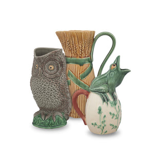 Bordallo Pinheiro Owl Pitcher