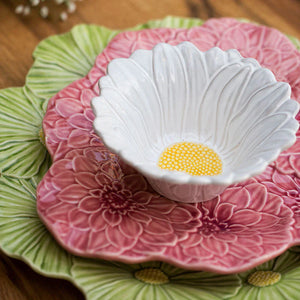 Bordallo Pinheiro Maria Flor Cosmos Dessert Plate, Set of 4