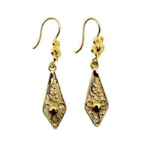 Traditional Portuguese Filigree Costume King Earrings