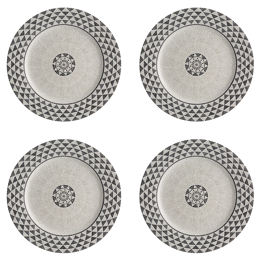 Vista Alegre Portuguese Cobblestone Dinner Plate, Set of 4