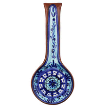 Load image into Gallery viewer, Hand-painted Portuguese Pottery Clay Terracotta Spoon Rest
