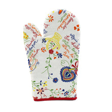 Load image into Gallery viewer, 100% Cotton Kitchen Apron, Oven Mitt and Pot Holder Set - Various Colors
