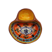 Load image into Gallery viewer, Hand-painted Portuguese Pottery Clay Terracotta Mini Colorful Olive Dish
