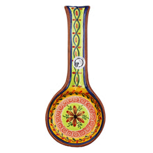 Load image into Gallery viewer, Hand-painted Portuguese Pottery Clay Terracotta Spoon Rest
