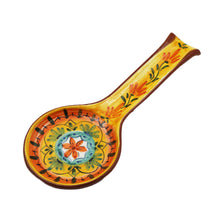 Load image into Gallery viewer, Hand-painted Portuguese Pottery Clay Terracotta Spoon Rest
