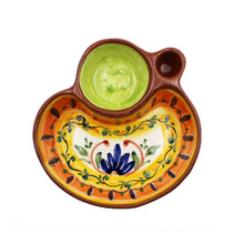 Load image into Gallery viewer, Hand-painted Portuguese Pottery Clay Terracotta Olive Dish
