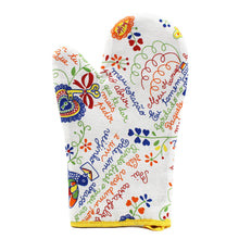 Load image into Gallery viewer, 100% Cotton Kitchen Apron, Oven Mitt and Pot Holder Set - Various Colors
