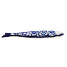 Load image into Gallery viewer, Blue Tile Azulejo Decorative Ceramic Portuguese Sardine, Small
