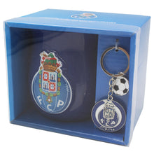 Load image into Gallery viewer, Officially Licensed Porto Mug and Keychain Set in Gift Box - Blue Mug &amp; Keychain with Logo
