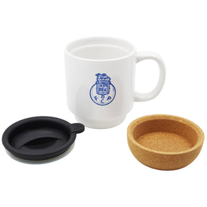 Officially Licensed Porto Travel Mug with Removable Cork Bottom and Keychain Set