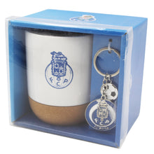 Load image into Gallery viewer, Officially Licensed Porto Travel Mug with Removable Cork Bottom and Keychain Set
