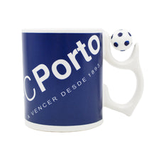 Load image into Gallery viewer, Futebol Clube do Porto FCP Mug with Ball on Handle with Gift Box
