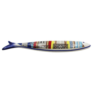 Traditional Portuguese Windows Decorative Ceramic Sardine