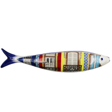 Load image into Gallery viewer, Traditional Portuguese Windows Decorative Ceramic Sardine
