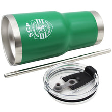 Load image into Gallery viewer, Sporting Thermal Insulated Travel Mug with Lid and Straw, Stainless Steel
