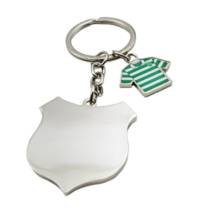 Sporting CP Logo and Soccer Jersey Metal Keychain