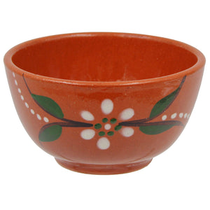 Hand-Painted Terracotta Vinho Verde Tinto Bowls – Set of 4