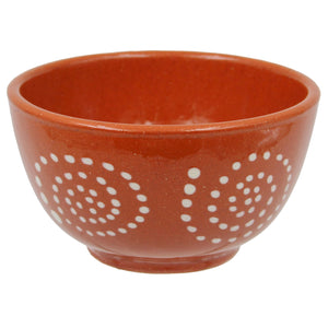 Hand-Painted Terracotta Vinho Verde Tinto Bowls – Set of 4