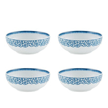 Load image into Gallery viewer, Vista Alegre Coralina Blue Cereal Bowl, Set of 6
