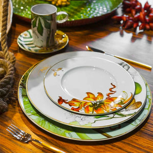 Vista Alegre Amazonia Dinner Plates, Set of 4