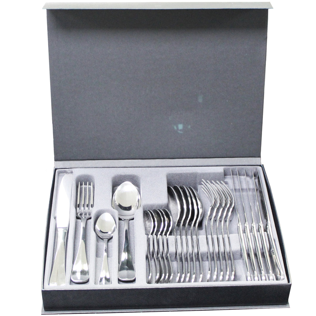 Dalper Baguette 24-Piece Silverware Flatware Cutlery Stainless Steel 6 Person Set