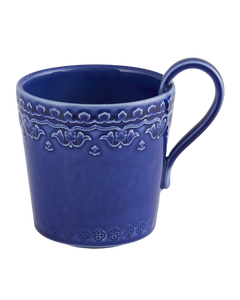 Bordallo Pinheiro Rua Nova Indigo Mug, Set of 4