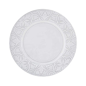 Bordallo Pinheiro Rua Nova Antique White Dinner Plate, Set of 4