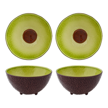 Load image into Gallery viewer, Bordallo Pinheiro Tropical Fruits Avocado Salad Serving Set
