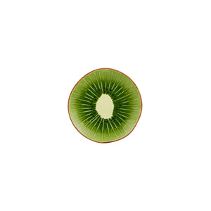 Bordallo Pinheiro Tropical Fruits Kiwi Dessert Plate, Set of 4