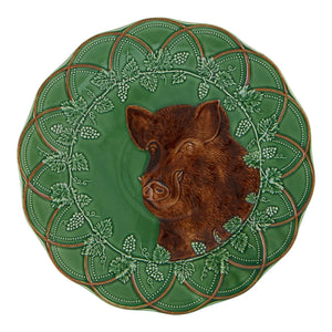 Bordallo Pinheiro Woods Boar Large Plate