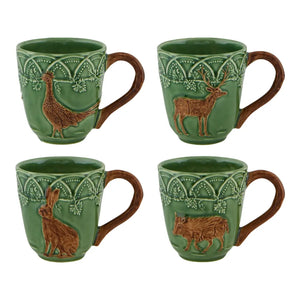 Bordallo Pinheiro Woods Assorted Mug, Set of 4