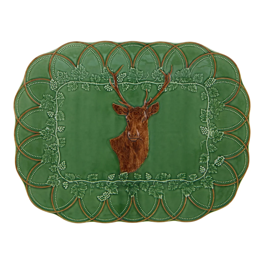 Bordallo Pinheiro Woods Deer Tray