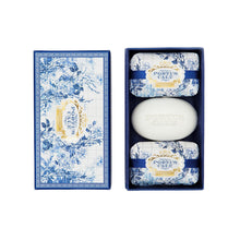 Load image into Gallery viewer, Castelbel Portus Cale Gold &amp; Blue Pink Pepper &amp; Jasmine Soap, Set of 3
