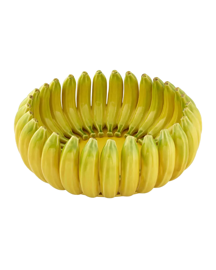 Bordallo Pinheiro Bananas From Madeira Bananas Centerpiece